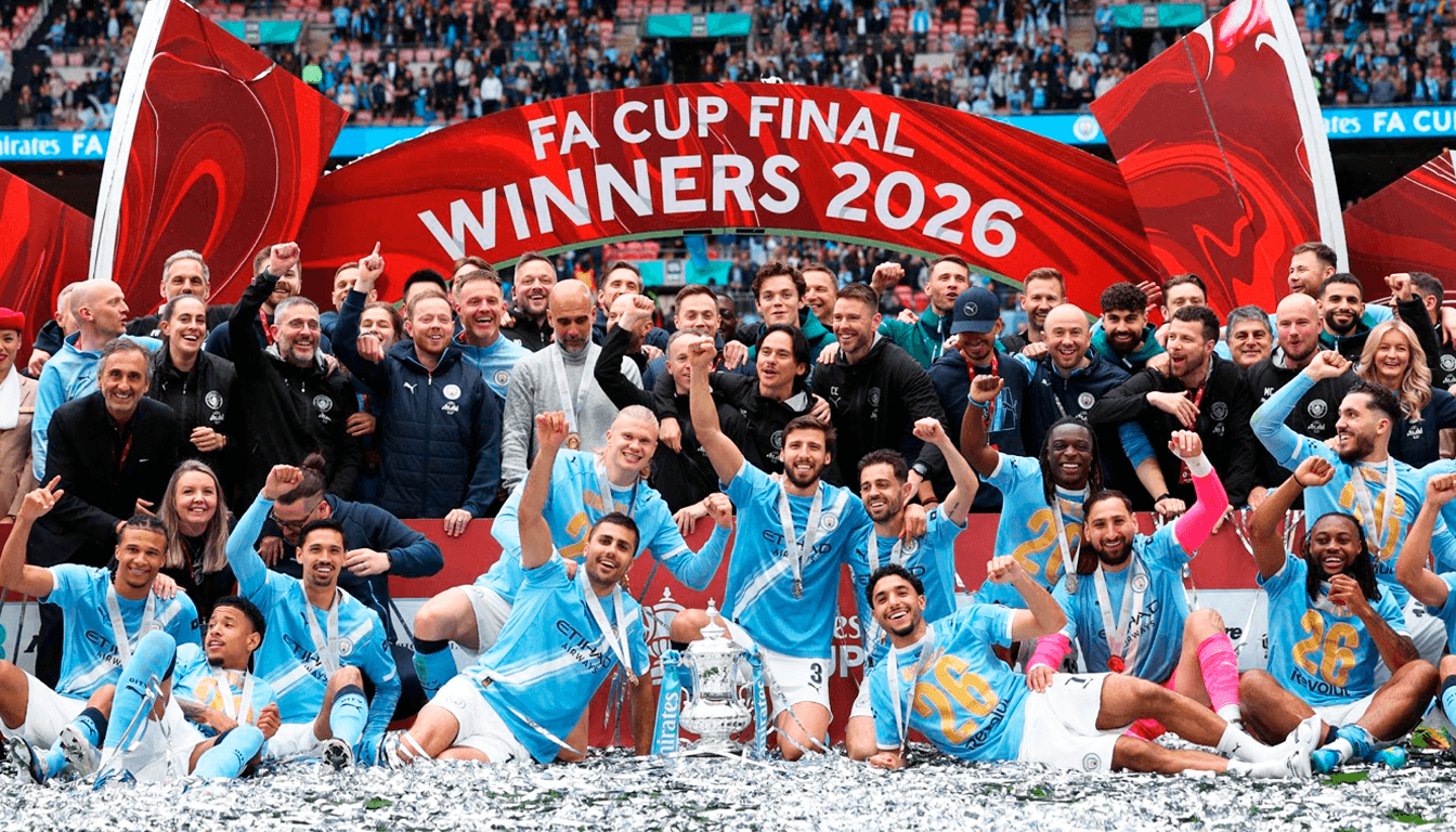 Manchester City win the FA Cup
