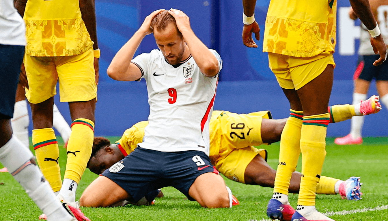England crash out against Ghana