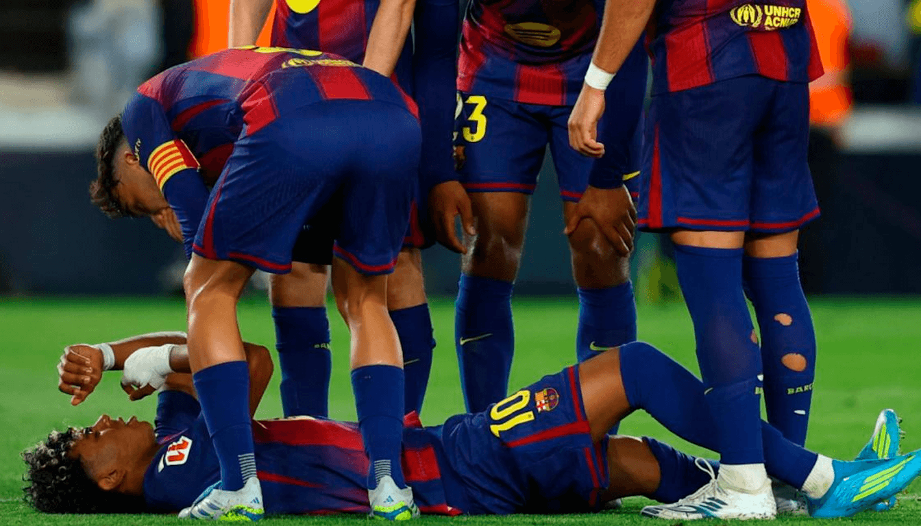 Lamine Yamal, injured